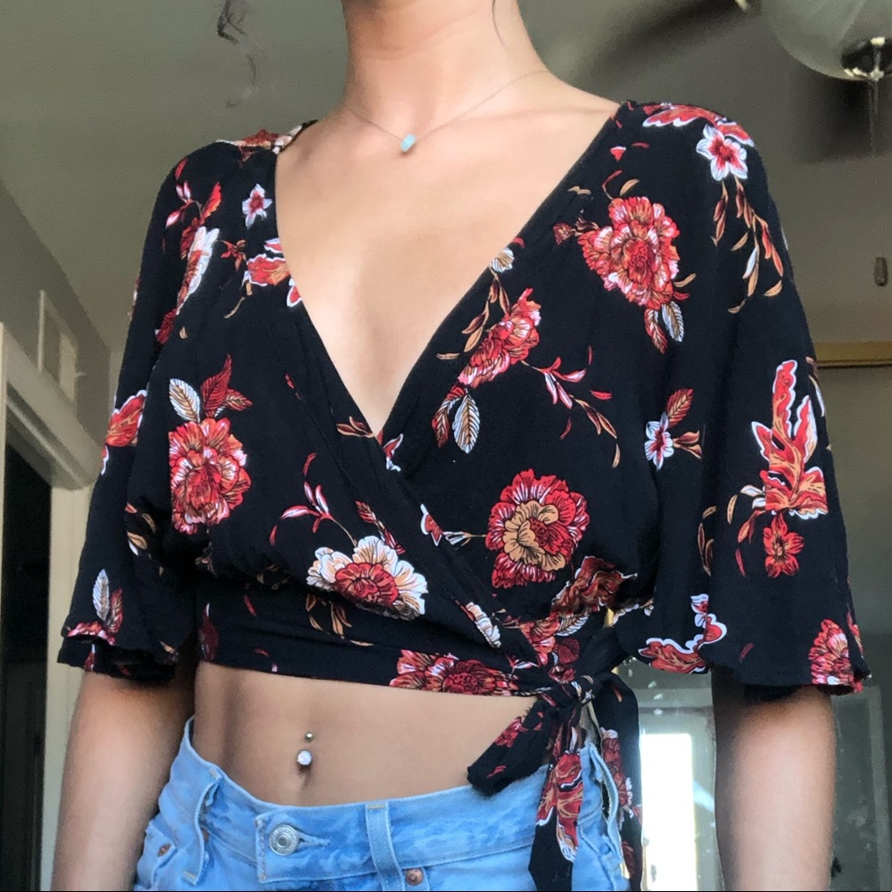 Rusty Wrap Top - Picture 3 of 6